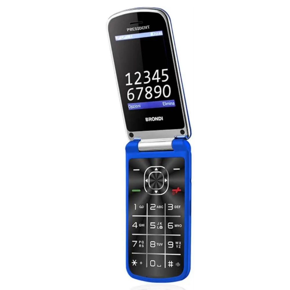 Picture of CELLULARE BRONDI PRESIDENT DUOS BLU / VIOLA ITALIA