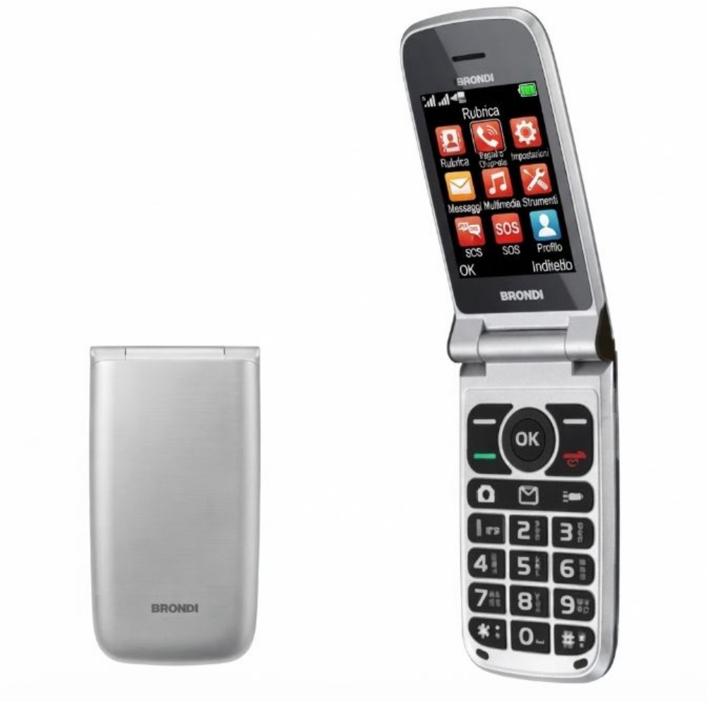 Picture of CELLULARE BRONDI MAGNUM 4 DUOS SILVER ITALIA
