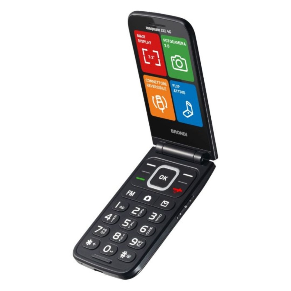 Picture of CELLULARE BRONDI MAGNUM XXL 4G DUOS GUNMETAL GREY ITALIA