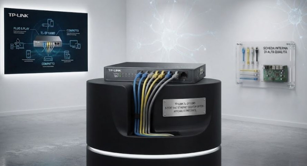 Immagine di HUB SWITCH 08 PORTE TP-LINK TL-SF1008D