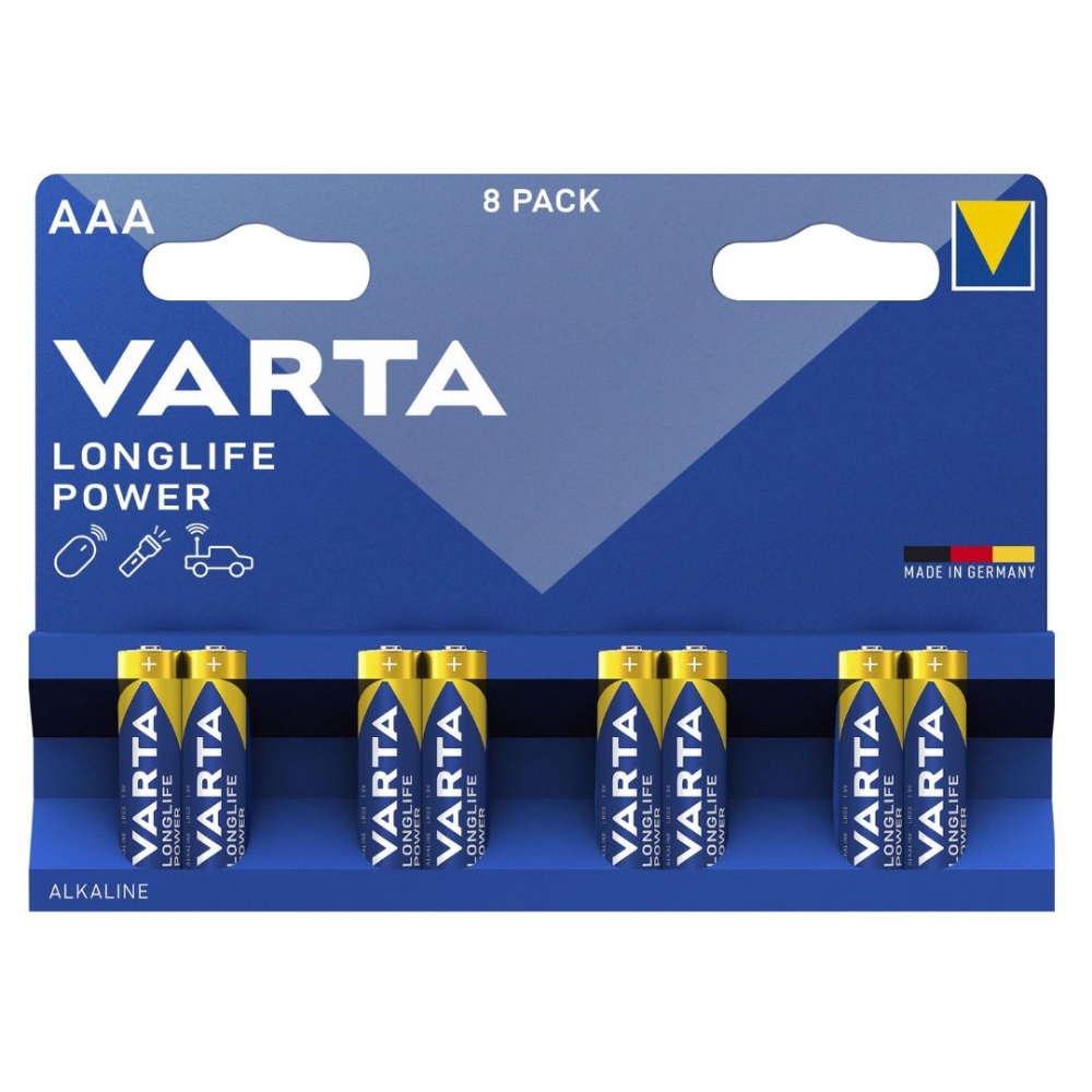 Picture of BATTERIA LONGLIFE POWER MINISTILO AAA ALCALINA 8PZ VARTA