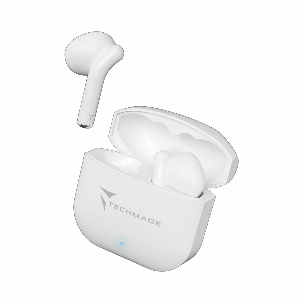 Immagine di AURICOLARI WIRELESS TECHMADE TM-XM201-WH BIANCO