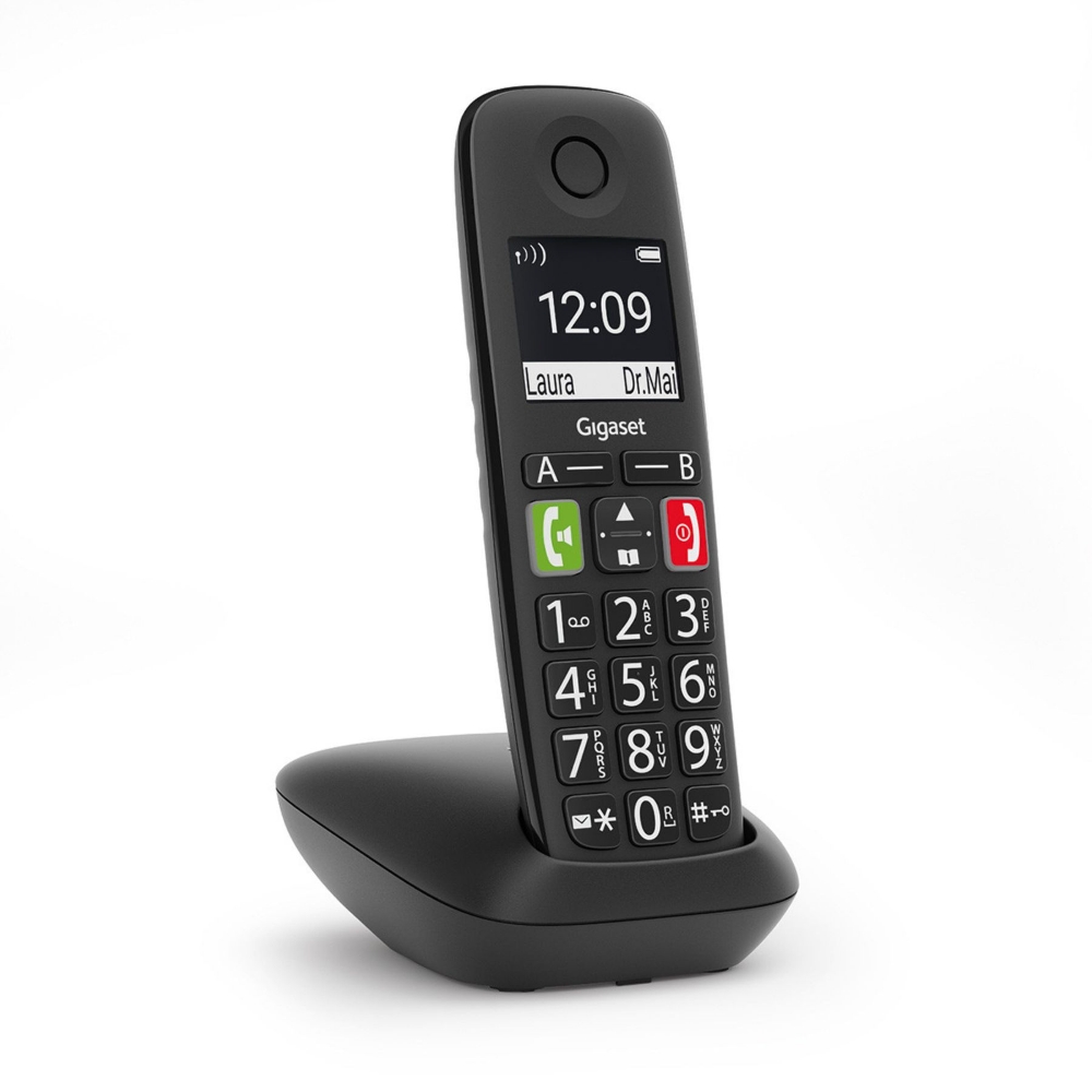 Immagine di CORDLESS SIEMENS GIGASET DUO E290 BLACK