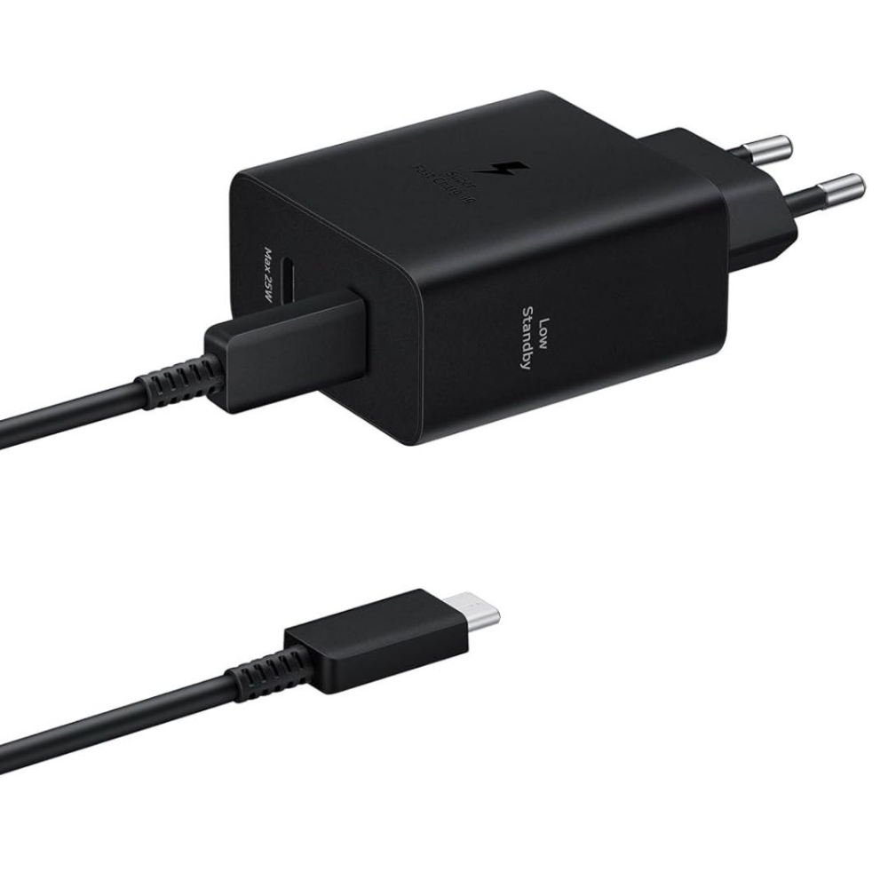Immagine di CARICABATTERIA DA RETE SAMSUNG SUPER FAST CHARGING 50W USB-C EP-T5020XBE BLACK