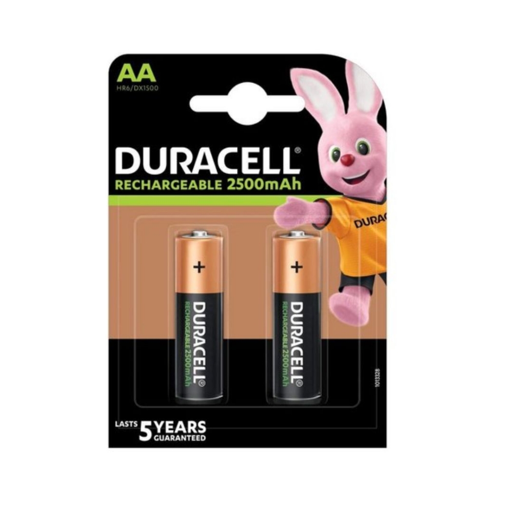 Picture of BATTERIA STILO RICARICABILE AA 2500MAH BLISTER 2PZ DURACELL