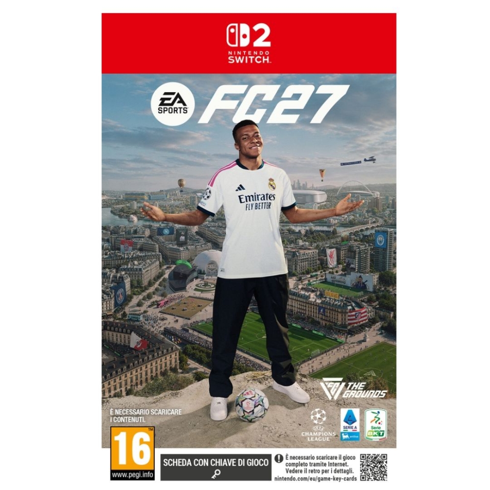Immagine di GIOCO NINTENDO SWITCH 2 EA SPORTS FC 27 STANDARD EDITION KEYCARD ITALIA