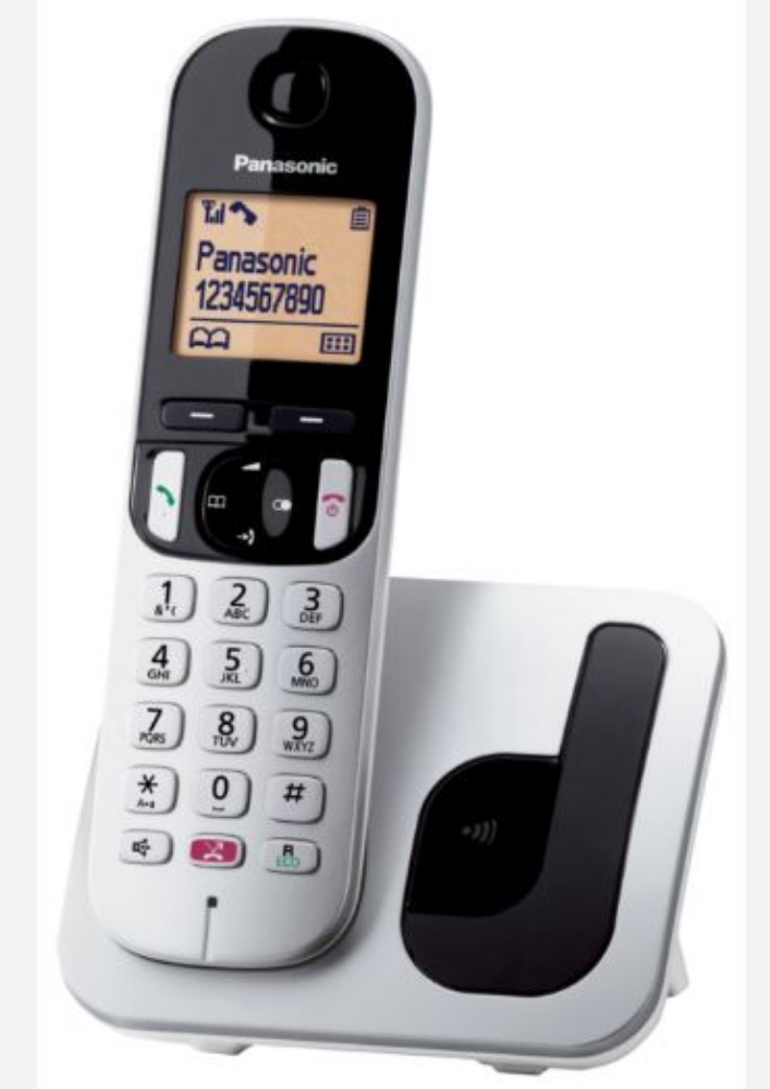 Immagine di CORDLESS PANASONIC KX-TGC250JTS CON VIVAVOCE SILVER